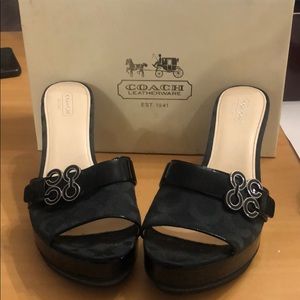 Coach Geri platform sandal